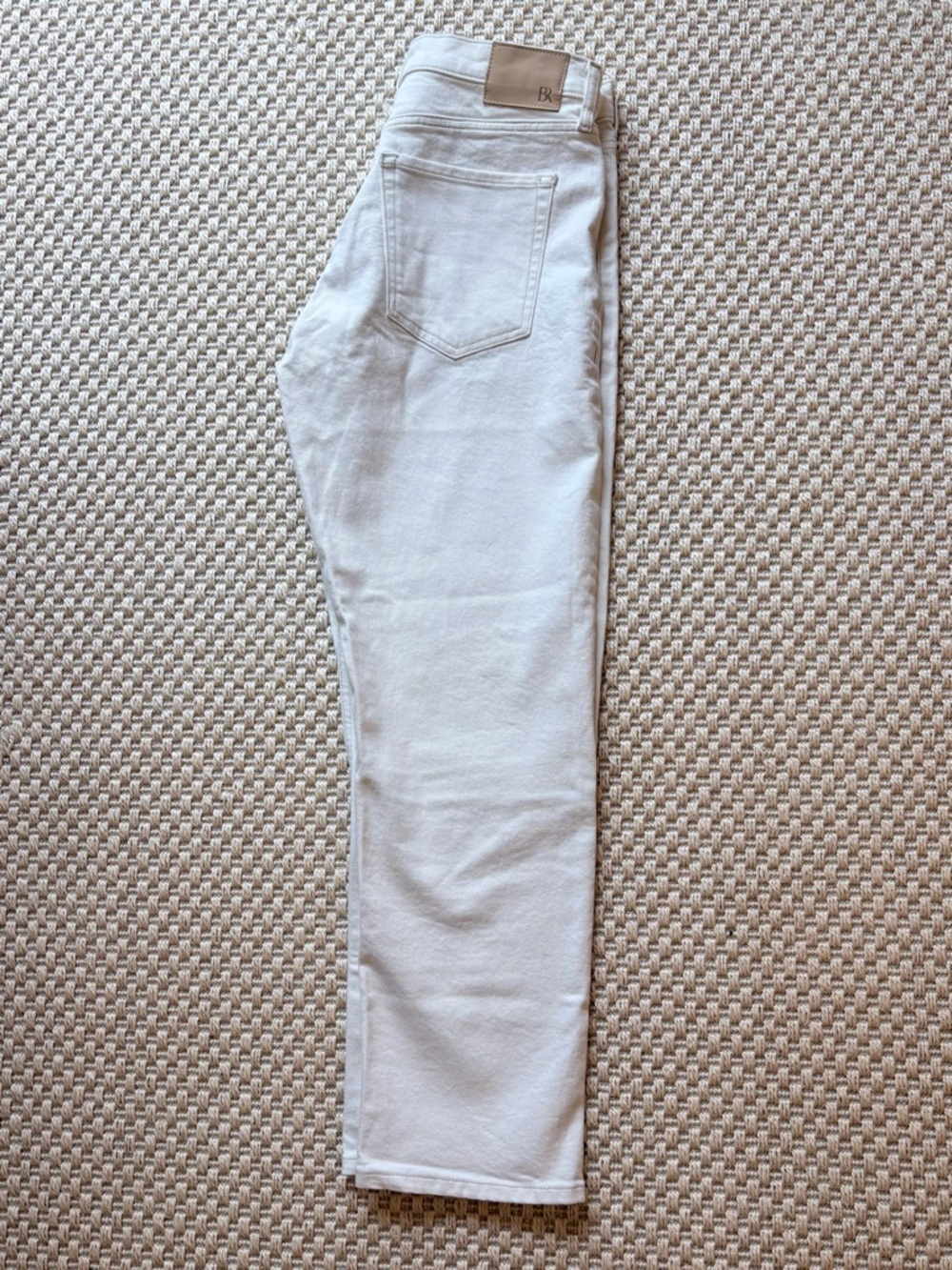 Banana Republic Optic White Straight Denim Jeans
